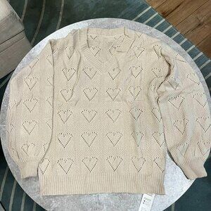Beige Wweater Women XS New